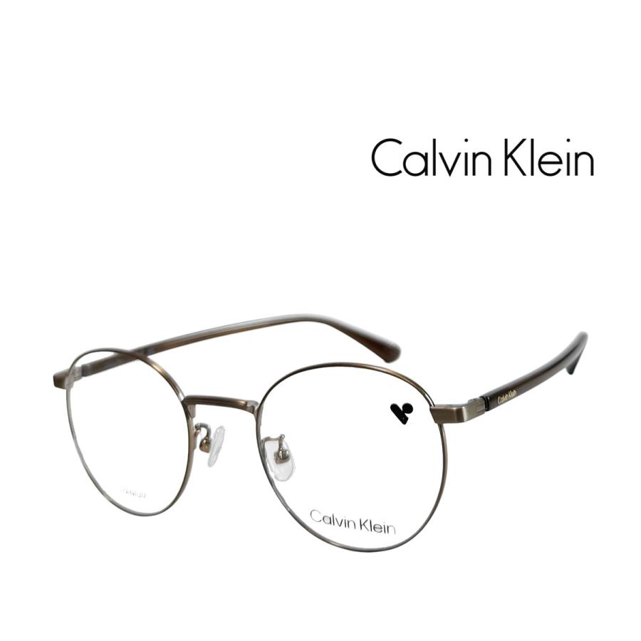【Calvin Klein】　カルバンクライン　メガネフレーム　CK22129LB　719　アンティークゴールド　TITANUM製　国内正規品 | Calvin Klein
