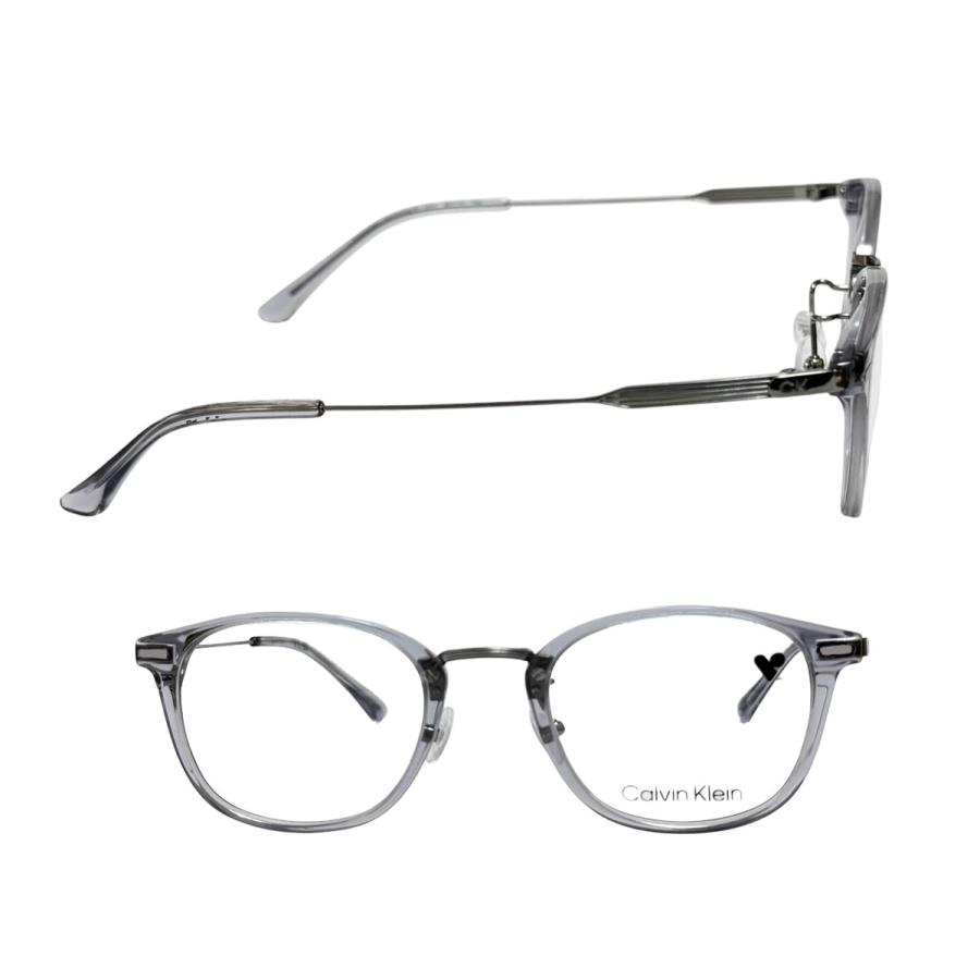 【Calvin Klein】　カルバンクライン　メガネフレーム　CK23554LB　020　クリアグレー・グレー　国内正規品 | Calvin Klein | 01