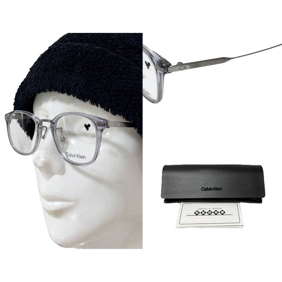 【Calvin Klein】　カルバンクライン　メガネフレーム　CK23554LB　020　クリアグレー・グレー　国内正規品 | Calvin Klein | 02