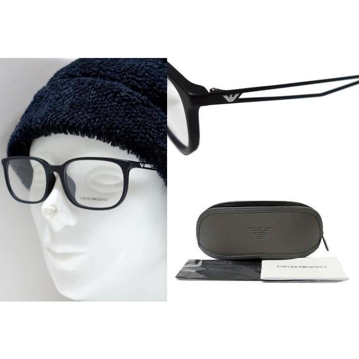 EMPORIO ARMANI EA3174F 55サイズ スポーツメガネ 黒系