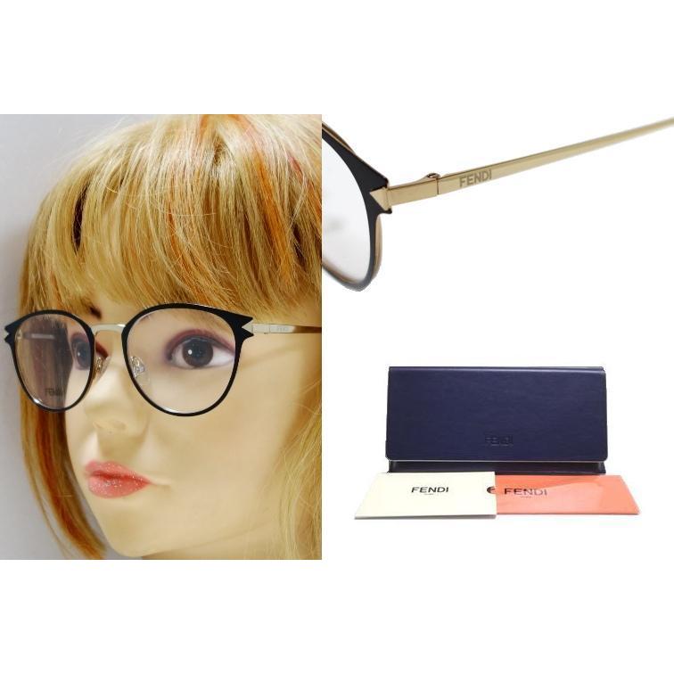 FENDI】 フェンディ メガネフレーム FF0167 F0G ブラック 国内正規品 