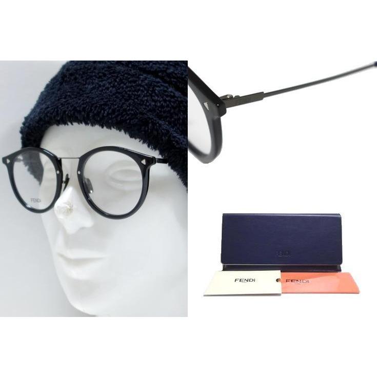 FENDI】 フェンディ メガネフレーム FF M0050 ANS ブラック