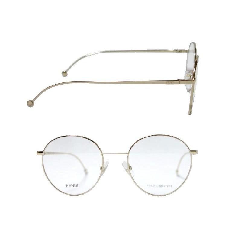 FENDI】 フェンディ メガネフレーム FF 0353 J5G ライトゴールド 国内