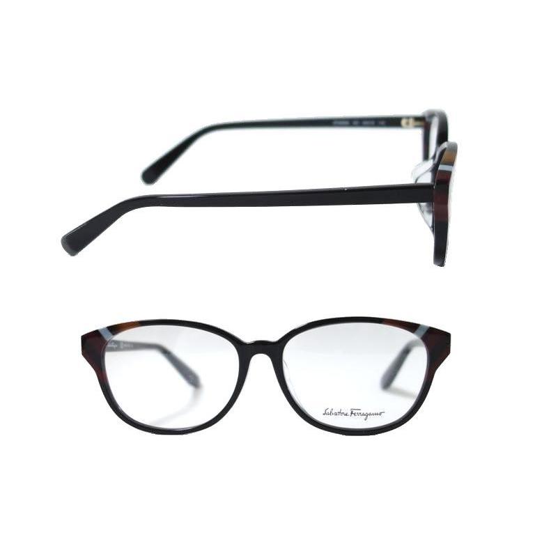 【Salvatore Ferragamo】サルヴァトーレ フェラガモ　メガネフレーム　SF2809A　001　ブラック　 アジアンフィツト　国内正規品 | FERRAGAMO | 01