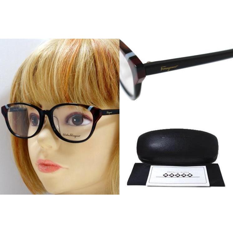 【Salvatore Ferragamo】サルヴァトーレ フェラガモ　メガネフレーム　SF2809A　001　ブラック　 アジアンフィツト　国内正規品 | FERRAGAMO | 02