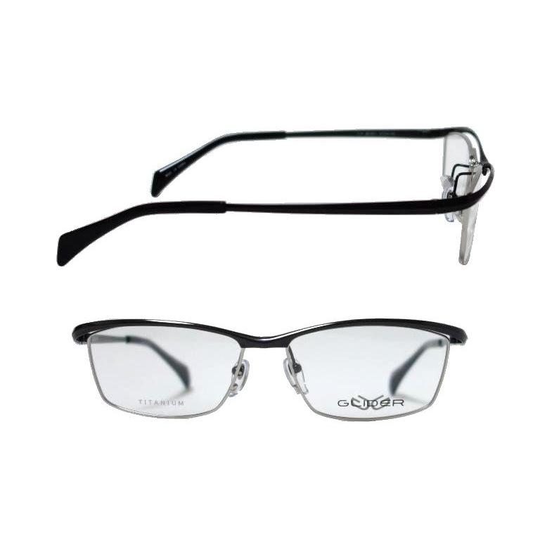 【GLIDER】グライダー　ガルウィングタイプ　跳ね上げ式　メガネフレーム　GD-2011　Col3　ブラック　 |  | 01