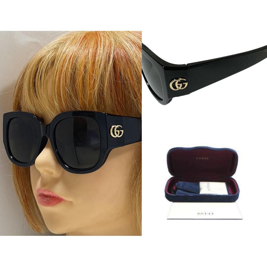 【美品】 グッチ サングラス GUCCI ブラック グッチ GUCCI サングラス インターナショナルフィット ブラック グレー