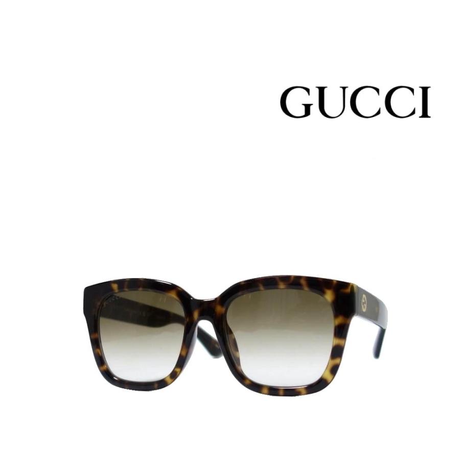 GUCCI】グッチ サングラス GG1338SK 002 ハバナ アジアンフィツト 国内