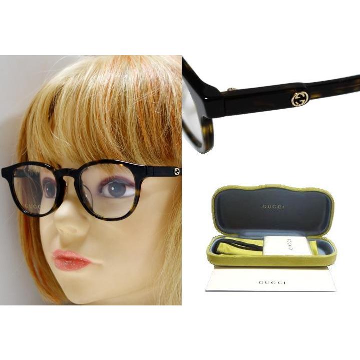 【新品】Gucci GG0556OJ-002メガネフレーム GUCCI（グッチ） メガネ 眼鏡 フレーム のみ GG0556OJ-002 ハバナ