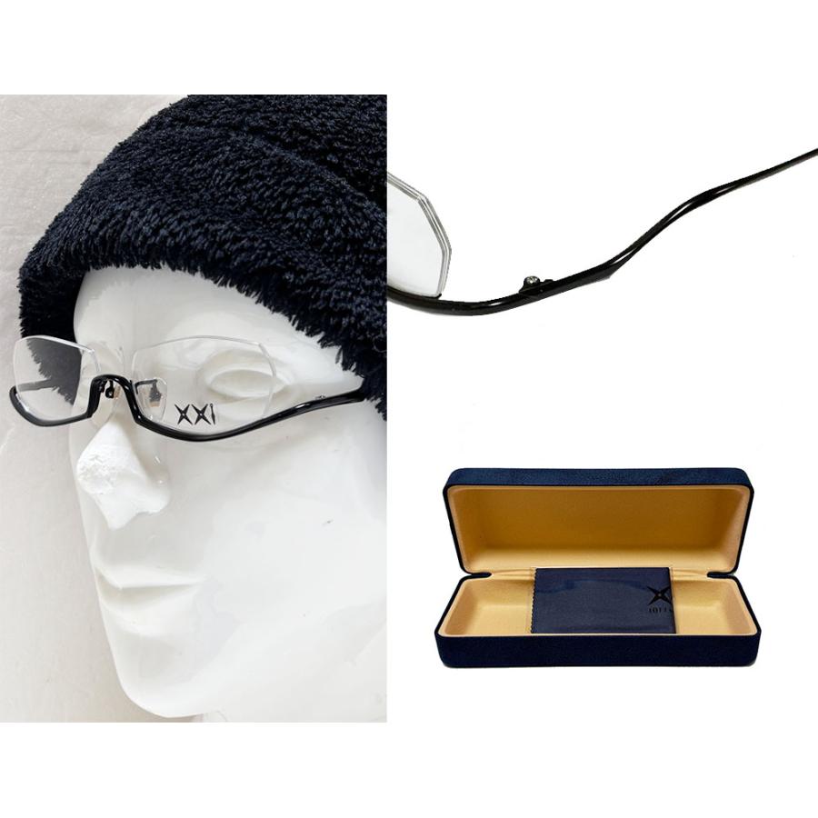 【1011 by JunKoga】旧レスザンヒューマン　7e　195special　ブラック　TITANUM製　日本製　アンダーリム | Less than human | 02