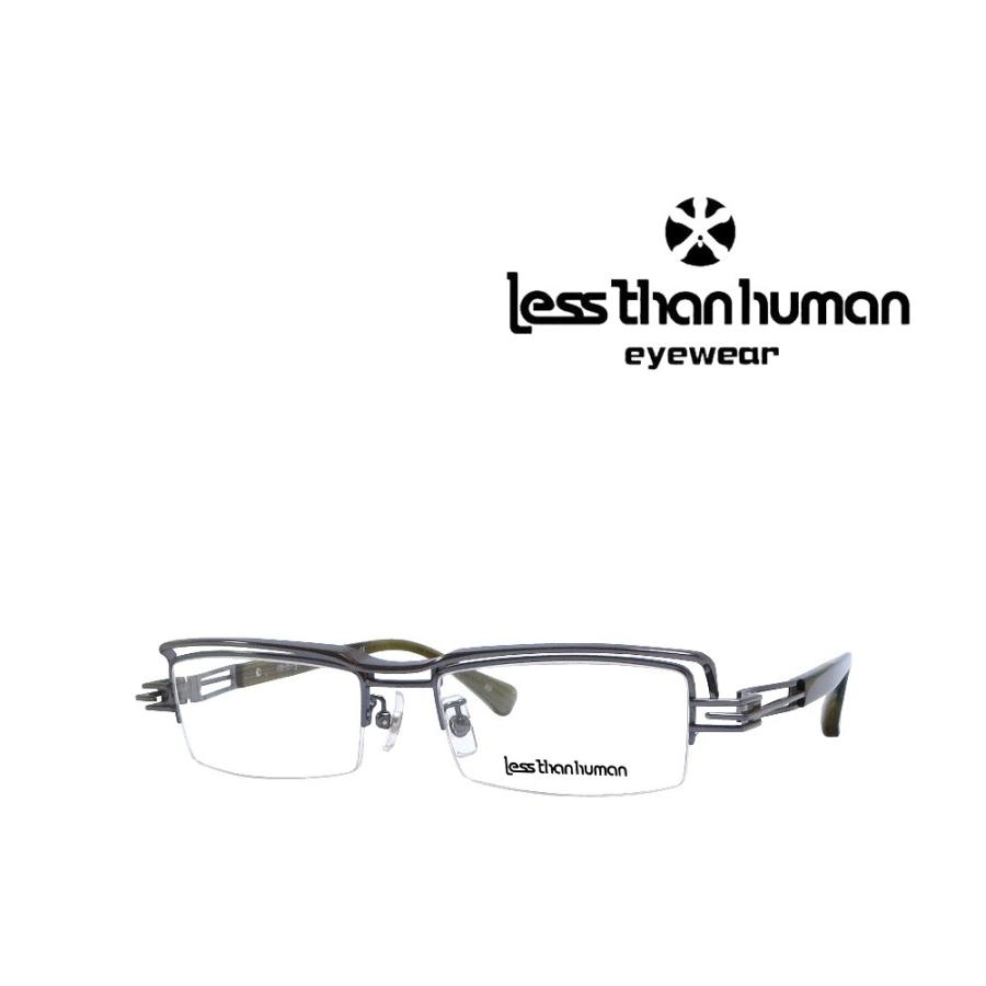 【LESS　THAN 　HUMAN】 レスザンヒューマン　メガネフレーム　　re-814　  89    ガンメタ/ブラウン | Less than human
