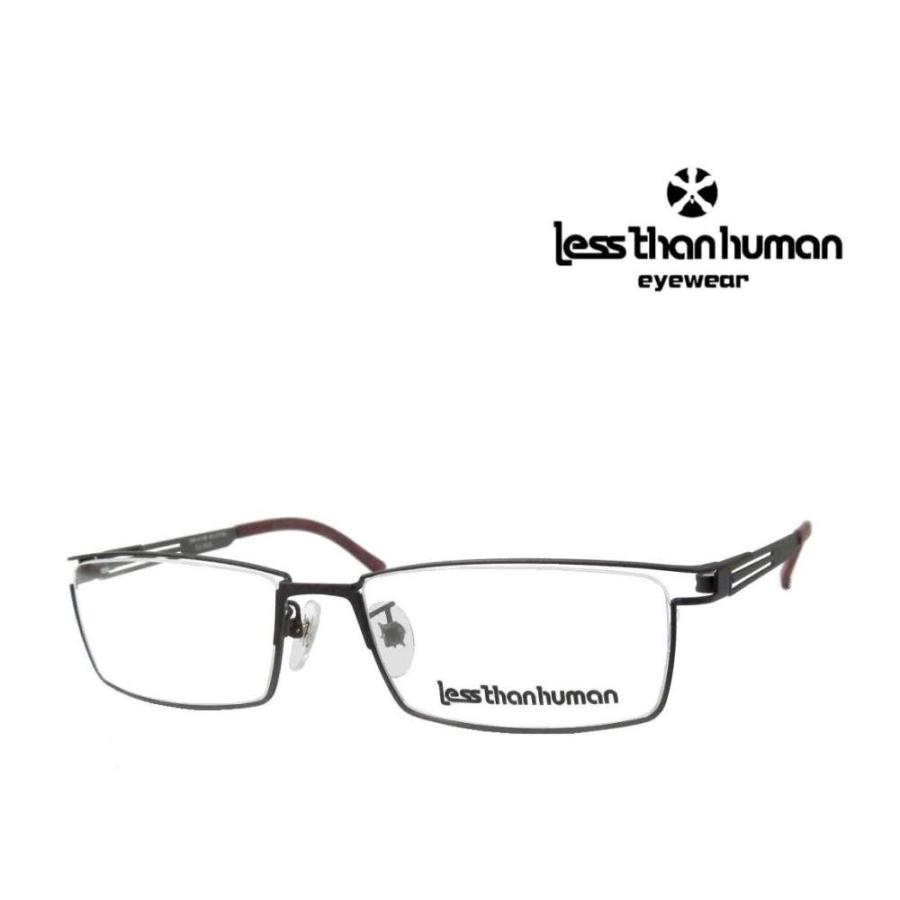 【LESS　THAN 　HUMAN】 レスザンヒューマン　メガネフレーム　　1391-n1109　  9525　マットレッドブラウン  　 | Less than human