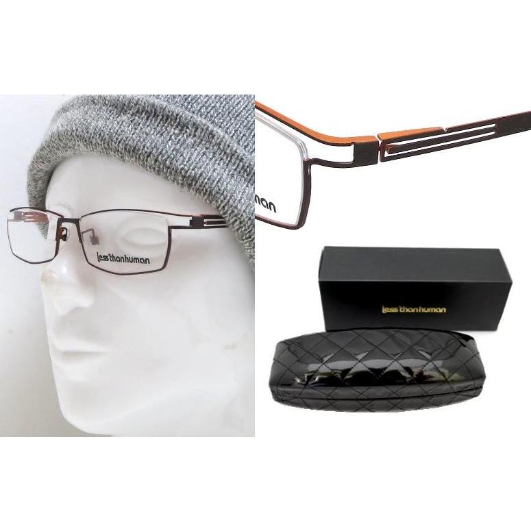 【LESS　THAN 　HUMAN】 レスザンヒューマン　メガネフレーム　　John.V.N　   9593     マットダークブラウン | Less than human | 02
