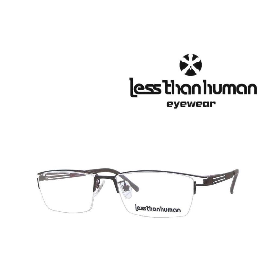 【LESS　THAN 　HUMAN】 レスザンヒューマン　メガネフレーム　　James.M　   9587     マットダークブラウン | Less than human