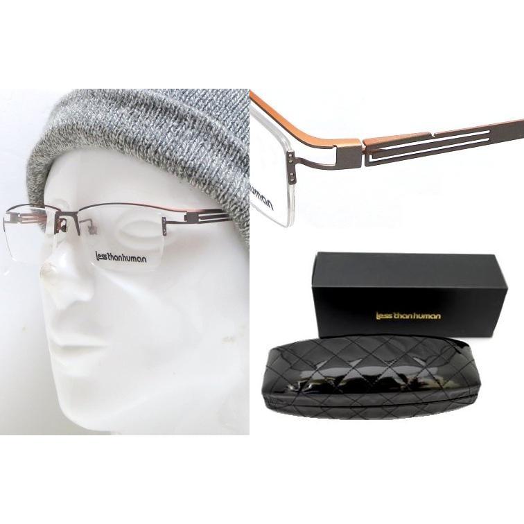 【LESS　THAN 　HUMAN】 レスザンヒューマン　メガネフレーム　　James.M　   9590     マットブラウン | Less than human | 02