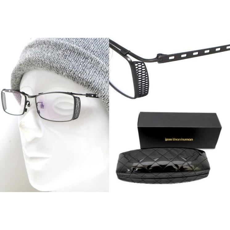 【LESS　THAN 　HUMAN】 レスザンヒューマン　メガネフレーム  allez　 89m　 アンティックピューター | Less than human | 02