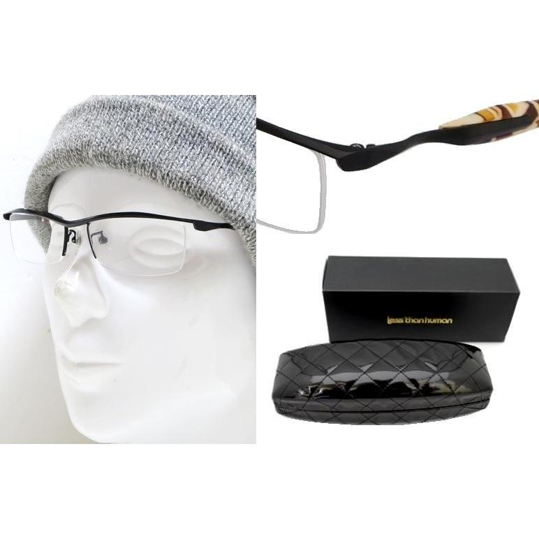 【LESS  THAN  HUMAN】 レスザンヒューマン　メガネフレーム 　一網打尽  　195K　　ブラック | Less than human | 02