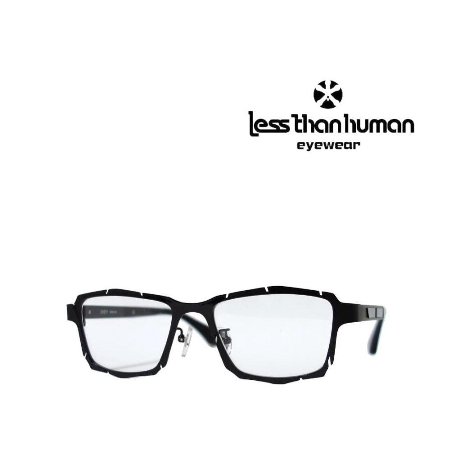【LESS  THAN  HUMAN】 レスザンヒューマン　メガネフレーム　31271　195   　ブラック・マットブラック | Less than human