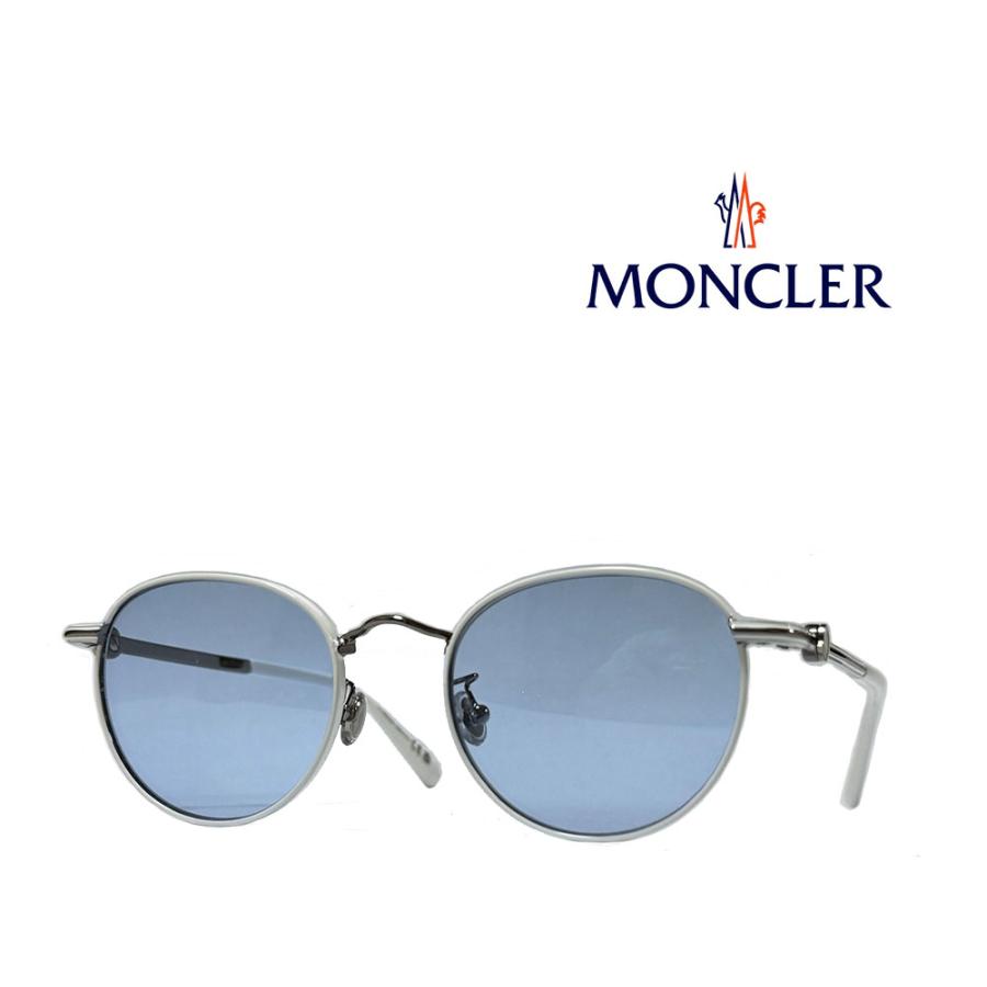MONCLER】 モンクレール サングラス ML5204H/V 021 ホワイト 国内正規 
