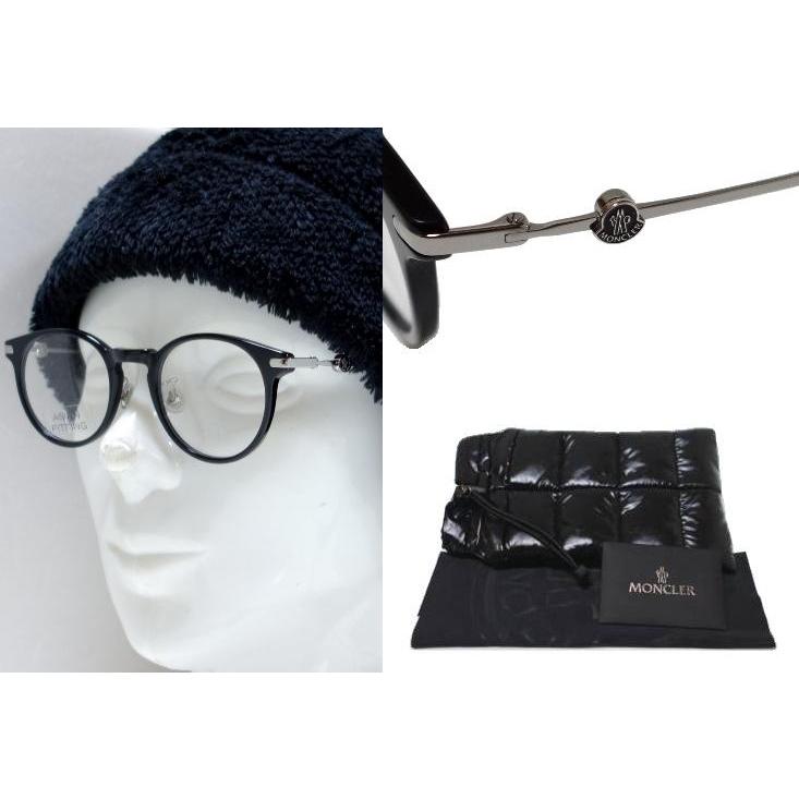 MONCLER】 モンクレール メガネフレーム ML5115D/V 001 ブラック