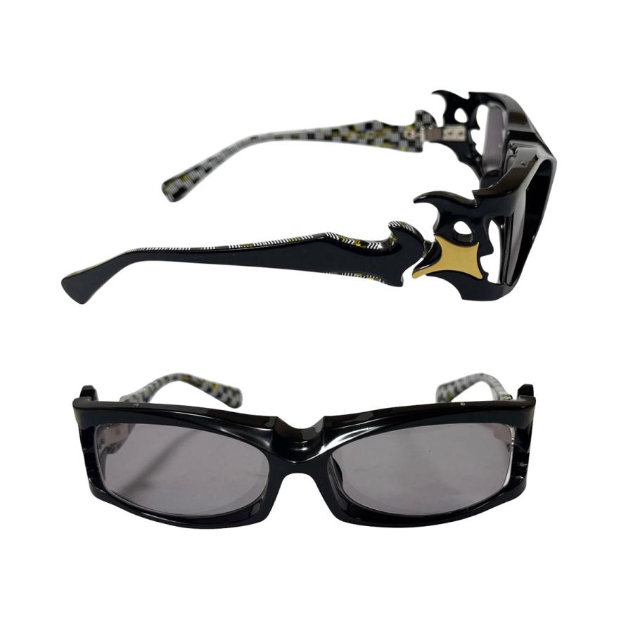 【Monkey Flip】　モンキーフリップ　サングラス　XENO　魏鐃　ギドラ　C2　ブラック　人気のライトカラー |  | 01