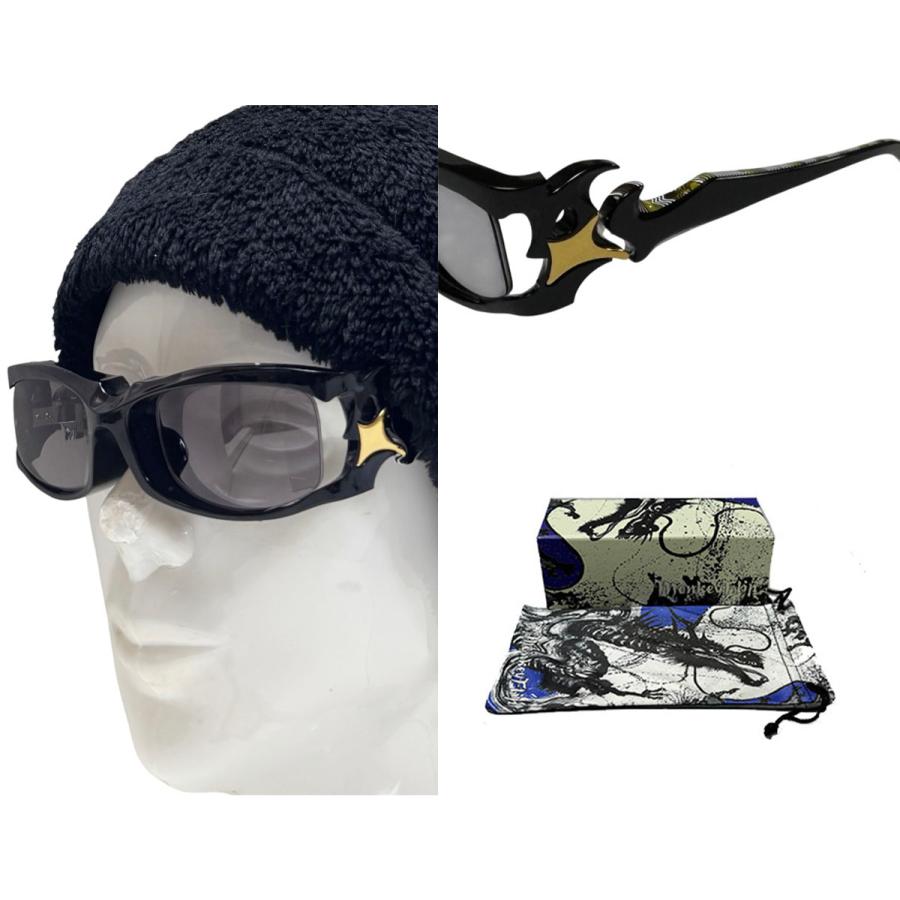 【Monkey Flip】　モンキーフリップ　サングラス　XENO　魏鐃　ギドラ　C2　ブラック　人気のライトカラー |  | 02