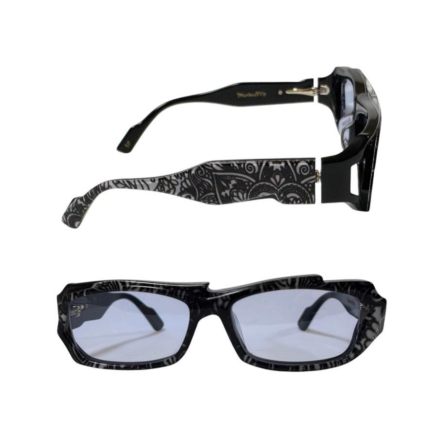 【Monkey Flip】　モンキーフリップ　サングラス　耶馬　やば　SP　ブラック柄　人気のライトカラー |  | 01