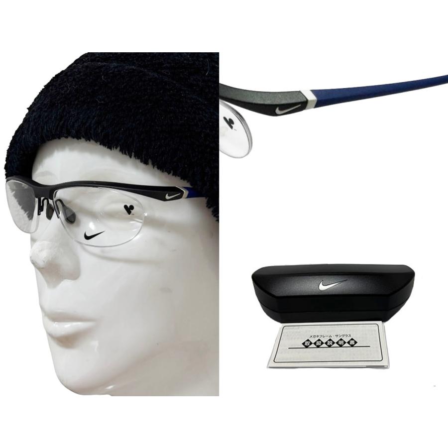 【NIKE VISION】 ナイキ  メガネフレーム　ボルテックス　7070/2　 078　マットマットダークグレー　超軽量   国内正規品 | NIKE | 02