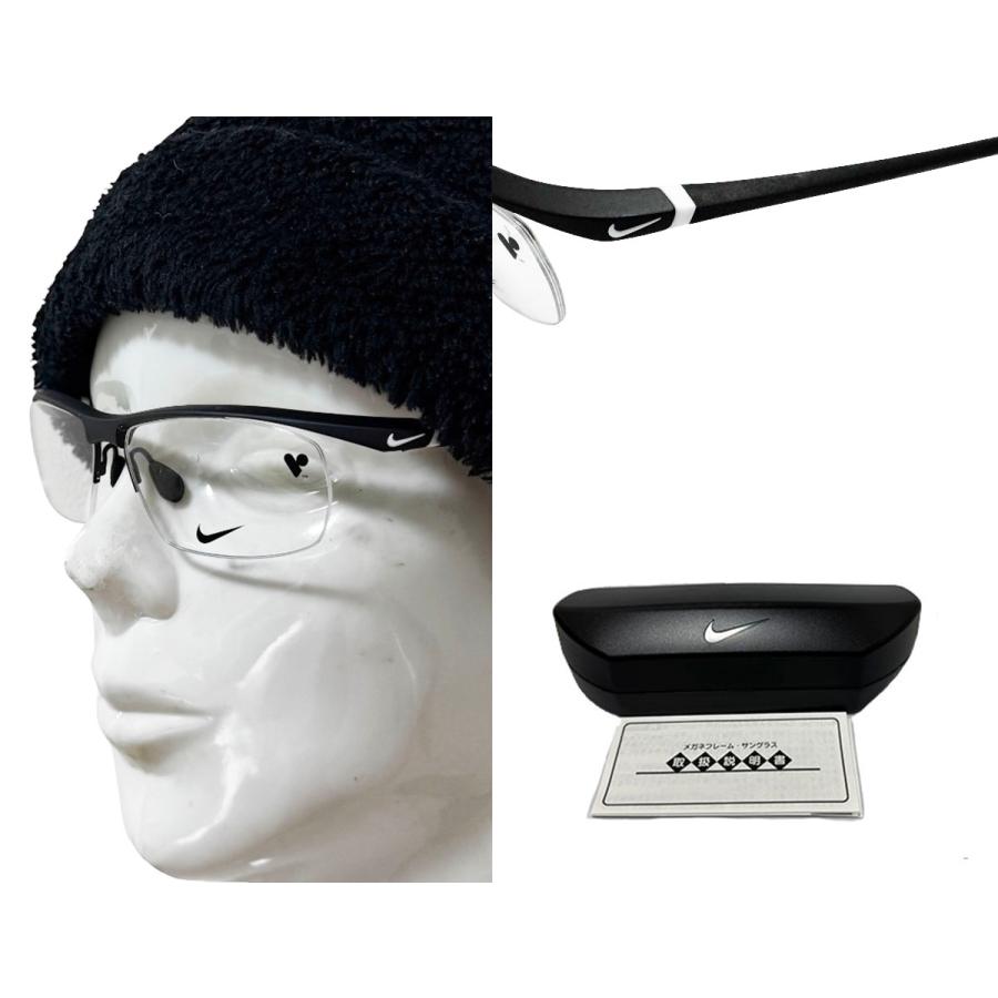 【NIKE VISION】 ナイキ  メガネフレーム　ボルテックス　7070/3　010　マットブラック　超軽量　国内正規品 | NIKE | 02