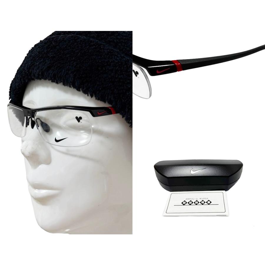 【NIKE VISION】 ナイキ  メガネフレーム   ボルテックス　7071/2　002　ブラック　超軽量　国内正規品 | NIKE | 02