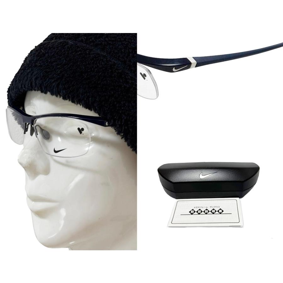 【NIKE VISION】 ナイキ　メガネフレーム　ボルテックス　7070/3　019　ダークネイビー　超軽量　国内正規品　　 | NIKE | 02