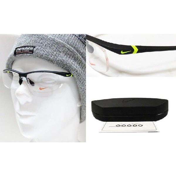 【NIKE VISION】 ナイキ　メガネフレーム　ボルテックス　7070/3　002　マットブラック　超軽量　国内正規品 | NIKE | 02