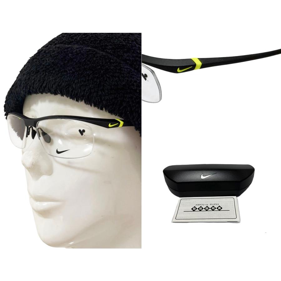 【NIKE VISION】 ナイキ　メガネフレーム　ボルテックス　7070/3　002　マットブラック　超軽量　国内正規品 | NIKE | 02