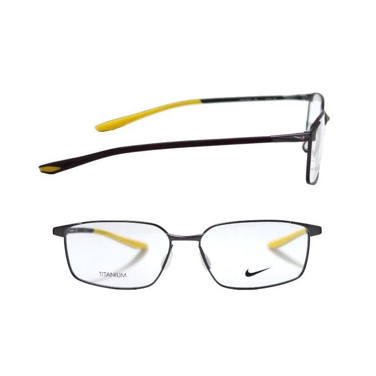 【NIKE VISION】  ナイキ メガネフレーム　6076AF　062　マットガンメタル　TITANIUM製　国内正規品 | NIKE | 01