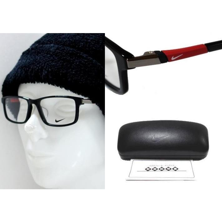 【NIKE VISION】 ナイキ　メガネフレーム　5095AF　016　ブラック　アジアンフィット　国内正規品 | NIKE | 02