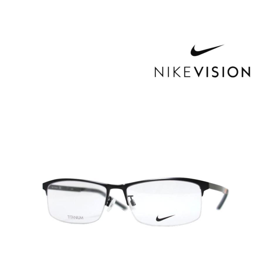 【NIKE VISION】  ナイキ メガネフレーム　6046LB　001　マットブラック　TITANIUM製　国内正規品 | NIKE