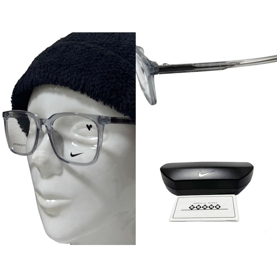 【NIKE VISION】 ナイキ　メガネフレーム　7073LB　030　クリスタルウルフグレイ　アジアンフィツト　国内正規品 | NIKE | 02
