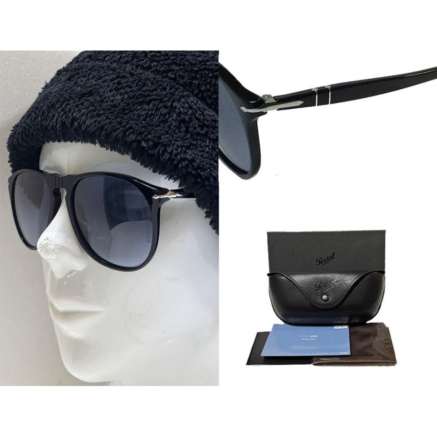Persol】 ペルソール サングラス PO09649S 95/Q8 ブラック 国内正規品