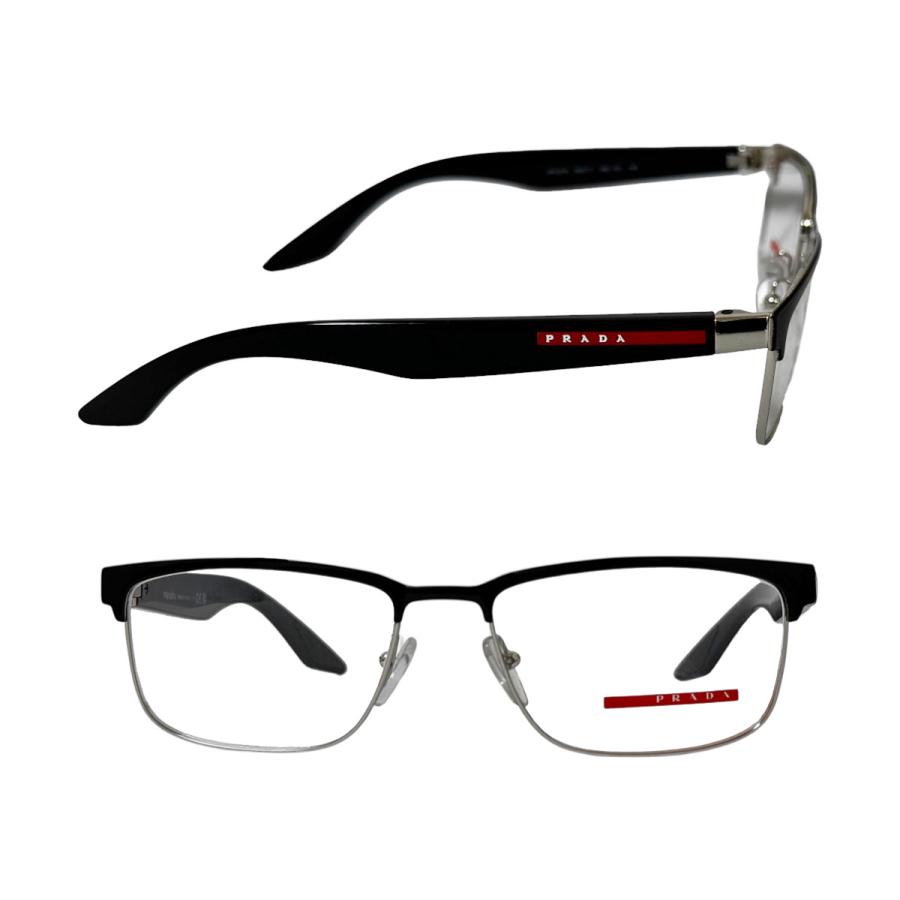 【PRADA】 プラダ スポーツ　メガネフレーム   0PS 51PV　1AB-1O1　ブラック・シルバー　国内正規品 | PRADA | 01