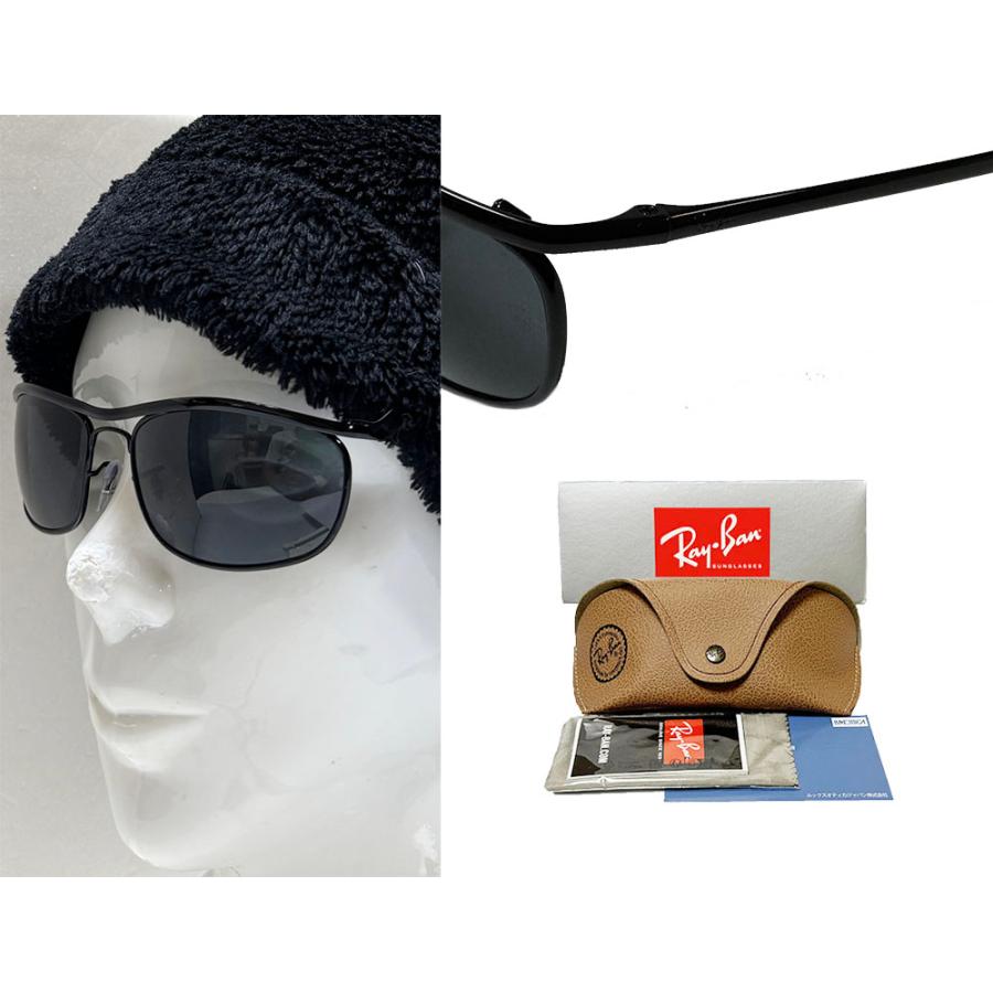 【Ray-Ban】　レイバン サングラス　オリンピア　OLYMPIANI DELUX　RB3119M　002/R5　ブラック　国内正規品 | Ray-Ban | 02