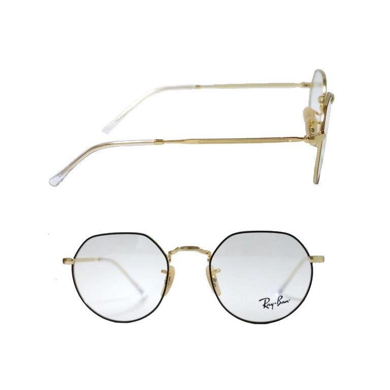 【Ray-Ban】レイバン メガネフレーム　伊達クリアレンズ加工無料　RX6465　2890　マットブラック・ゴールド　国内正規品 | Ray-Ban | 01