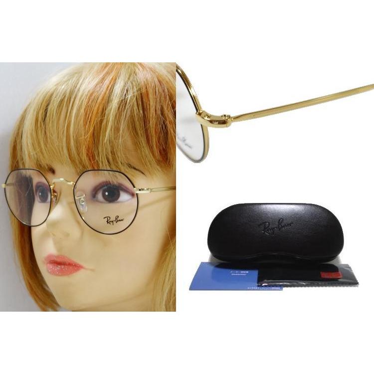 【Ray-Ban】レイバン メガネフレーム　伊達クリアレンズ加工無料　RX6465　2890　マットブラック・ゴールド　国内正規品 | Ray-Ban | 02