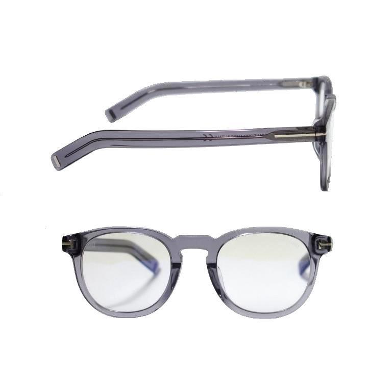 【TOM FORD】トム フォード　メガネフレーム　TF5629F-B/V　020　クリアグレー　ブルーライトカットレンズ付き　アジアンフィット　国内正規品 TOM FORD トム