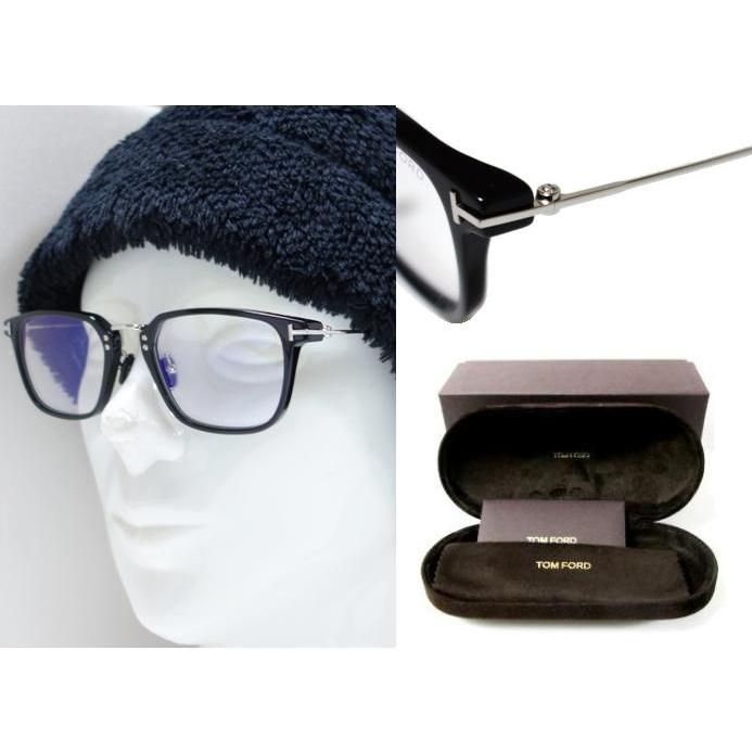 【TOM FORD】 トム フォード　メガネフレーム　TF5862-D-B/V　005　ブラック　ブルーライトカットレンズ　国内正規品 TOM FORD トム