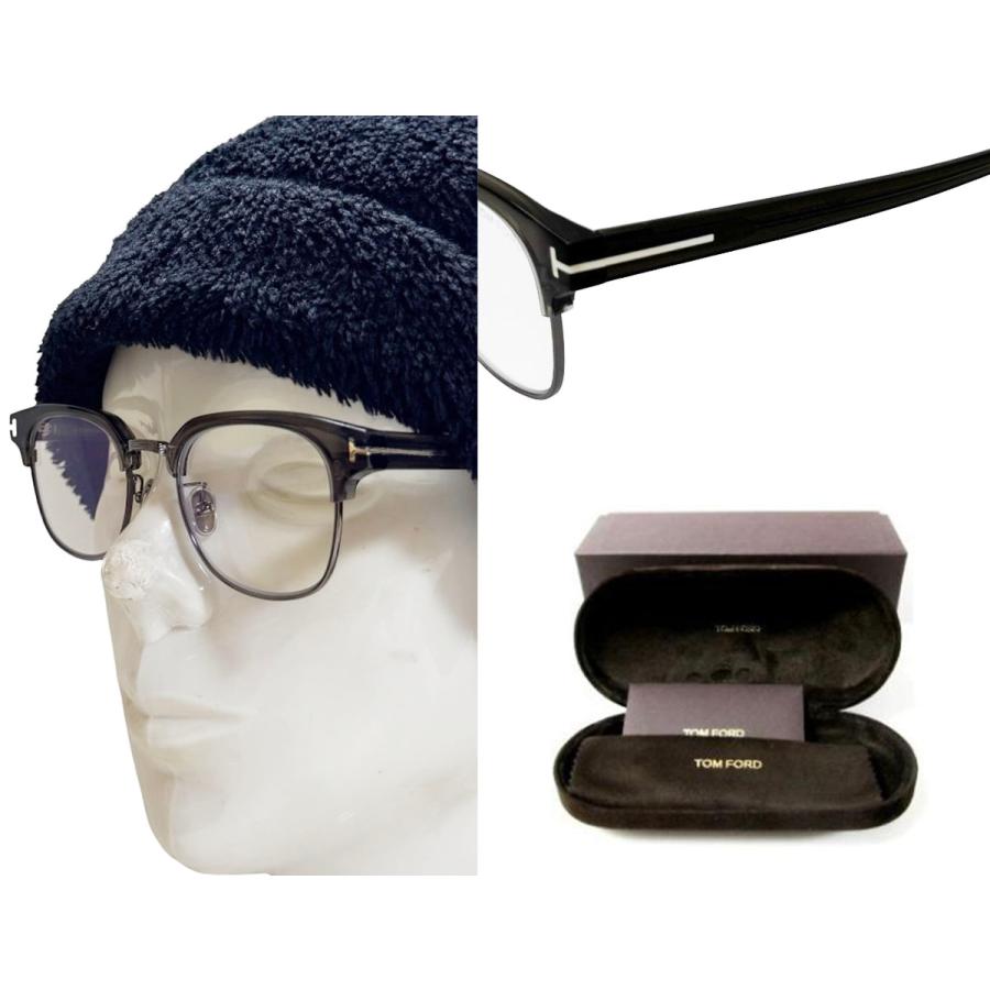 【TOM FORD】 トム フォード　メガネフレーム　TF6017-K-B/V　057　クリアグレー　ブルーライトカットレンズ　国内正規品_2