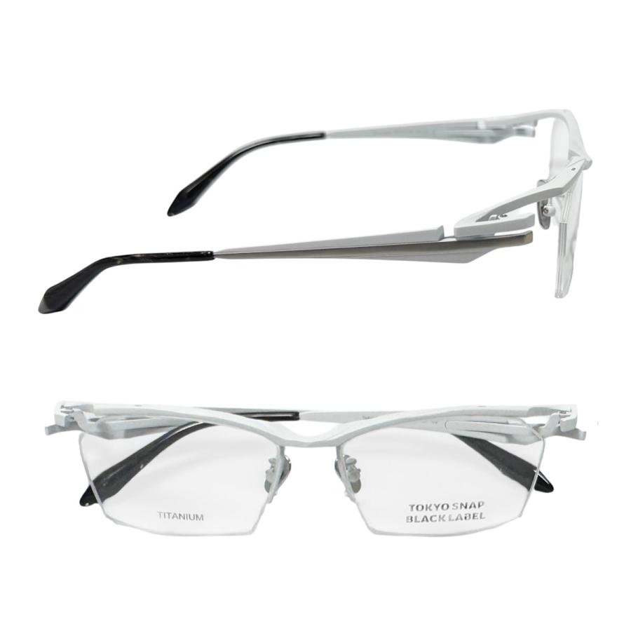 【TOKYO SNAP】BLACK LEBEL　旧レスザンヒューマン　メガネフレーム　Taka-nawa　C2　ホワイト　TITANUM製　 | KATHARINE HAMNETT | 01