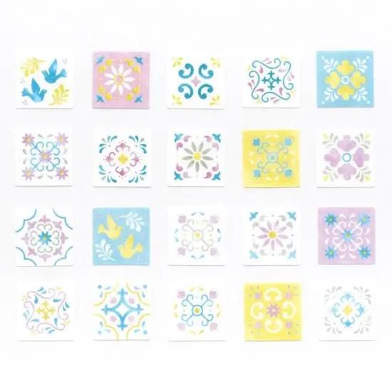 bande 1枚ずつめくれるマスキングテープ bande タイル -ピンクシュガー- | bande | 02