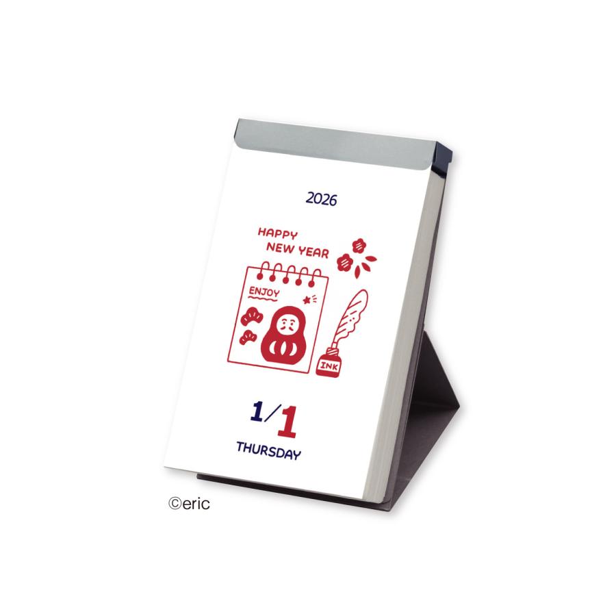 2026年 日めくりカレンダー eric 1部 97×61mm NK-4202 カレンダー 2026