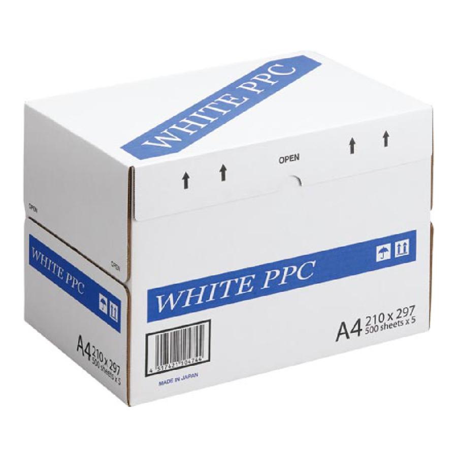 （法人限定）国産高白色PPC用紙 マルチカットペーパー ホワイト A4 500枚×5冊 2,500枚 トッパンフォームズ コピー用紙 プリンター用紙