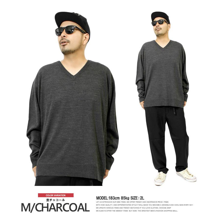 BACCA Ｖネックニット　ブラック　ホワイト BACCA Vネックニット ブラック ホワイト